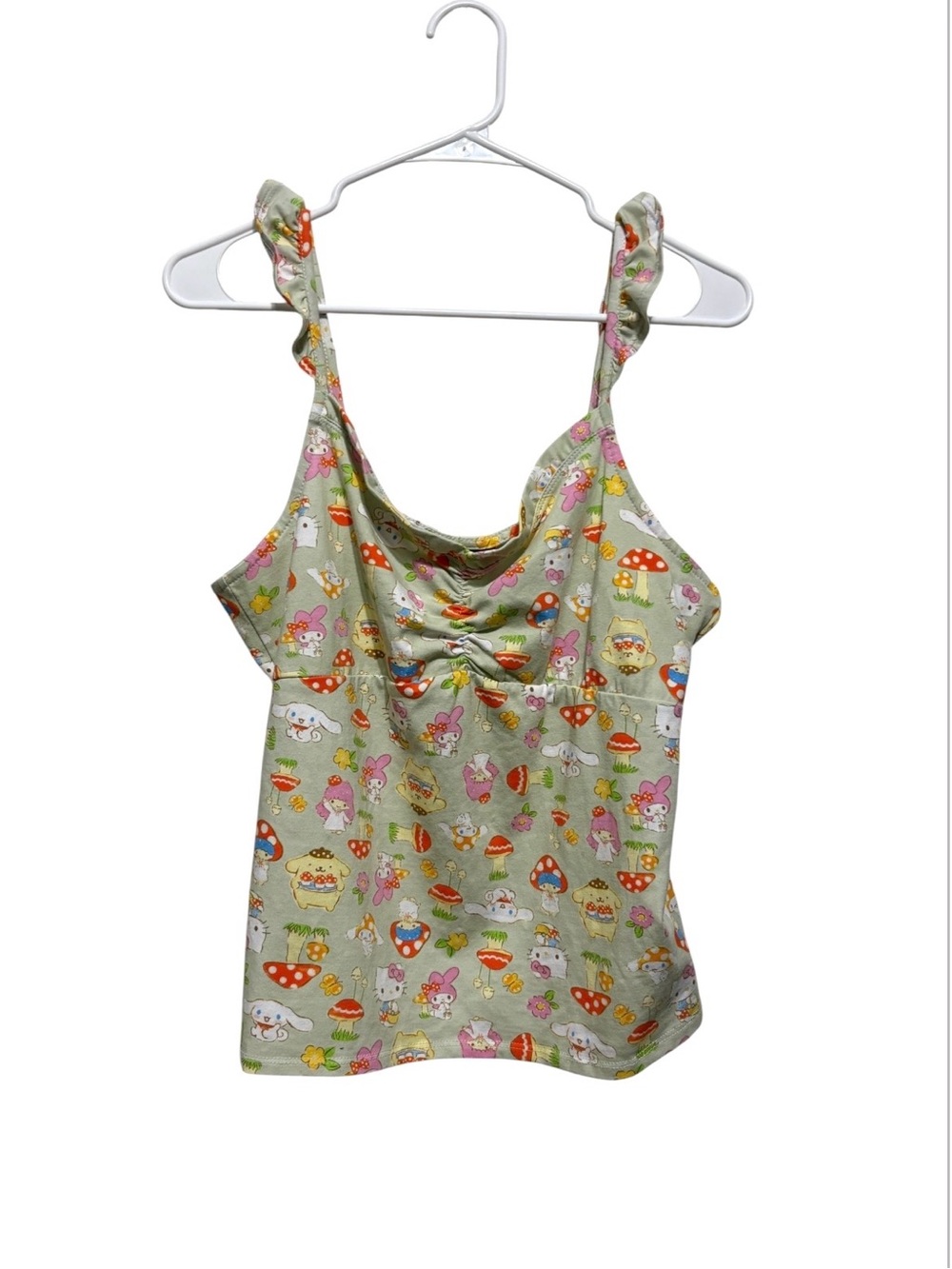 Hello Kitty And Friends Mushroom Ruffle Girls Cami